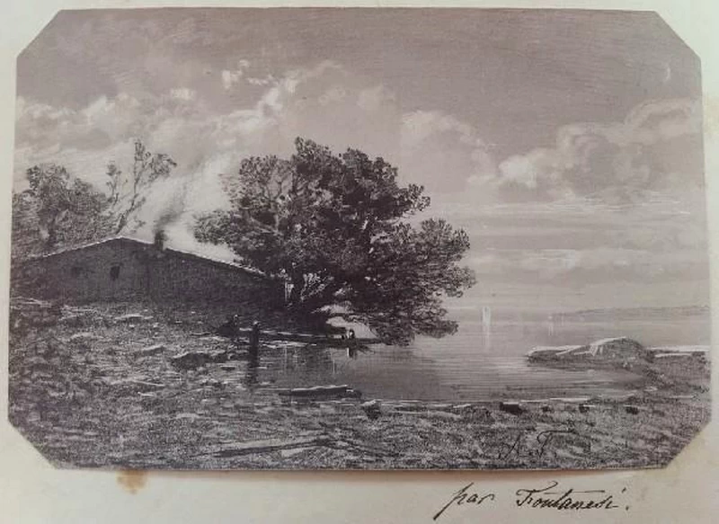 Casa in riva a un lago